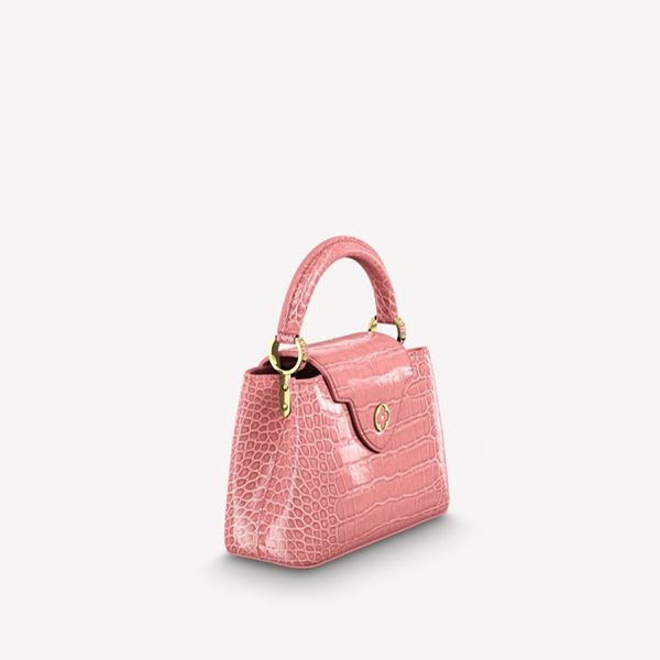 ルイヴィトン  カプシーヌMINI バッグ クロコダイル  レディースN95003 